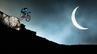 Stunt Biker Shoots For The Moon During Recent Solar Eclipse